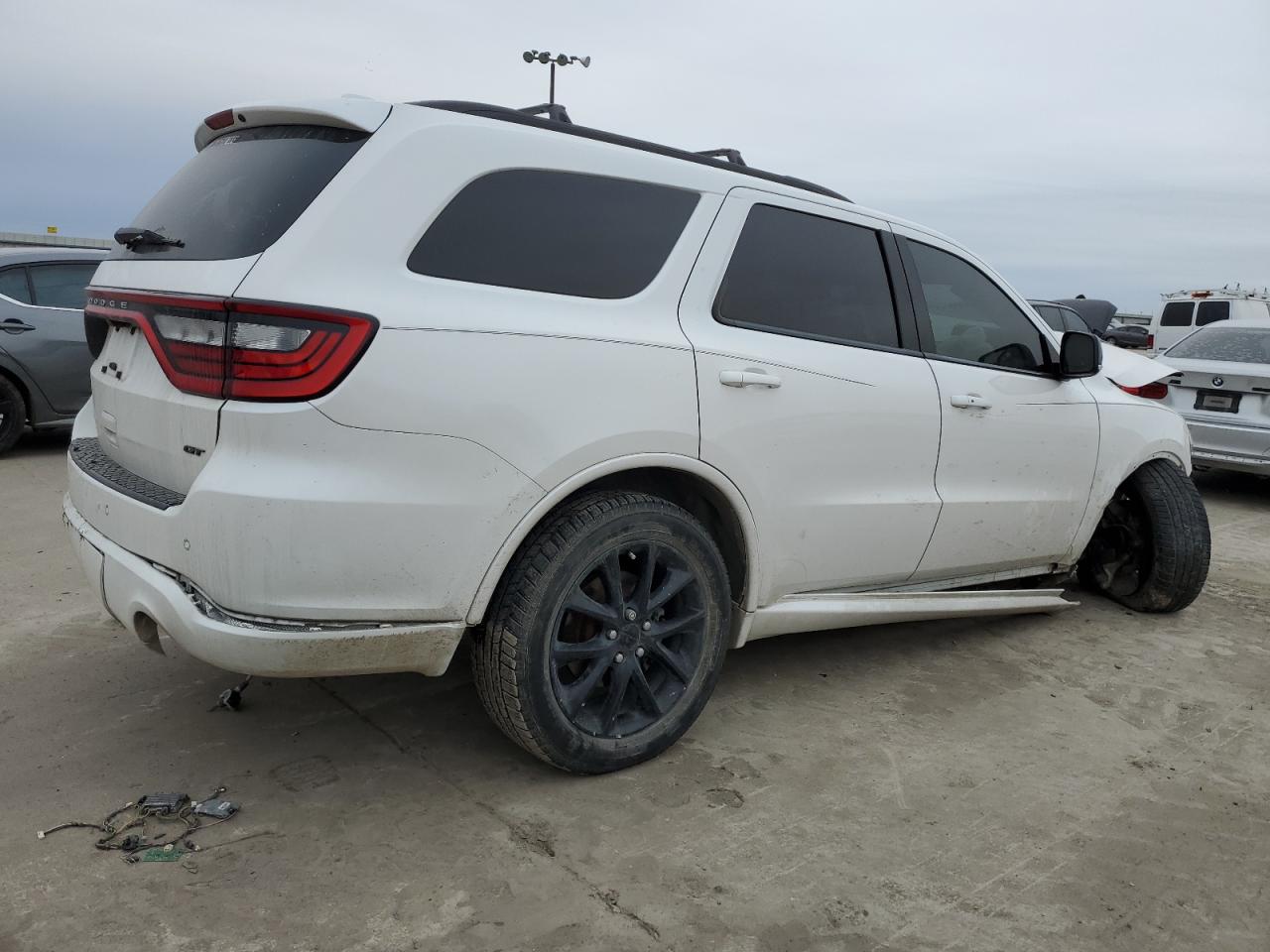 2018 Dodge Durango VIN 1C4RDJDG9JC116614 Copart auction photo, front end / rear end damage thumbnail 3