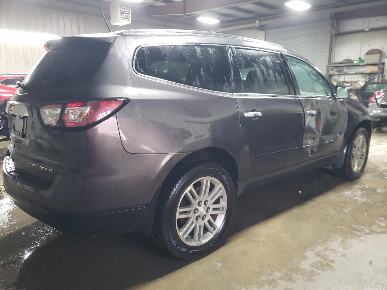 2015 Chevrolet Traverse VIN 1GNKRGKD9FJ239838 Copart auction photo, side / front end damage thumbnail 3