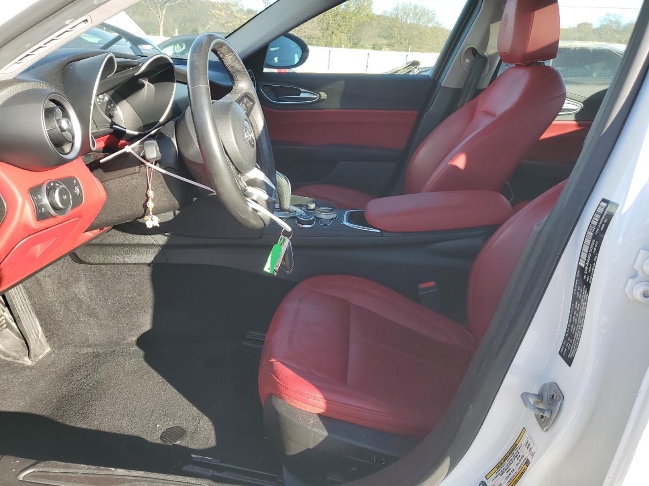 2020 Alfa Romeo Giulia VIN ZARFANAN2L7636225 Copart auction photo, side / all over damage thumbnail 7