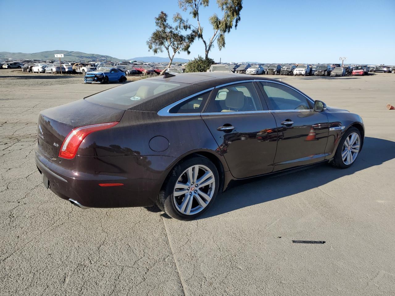 2014 Jaguar XJ VIN SAJWA1CZ3E8V69877 Copart auction photo, mechanical damage thumbnail 3