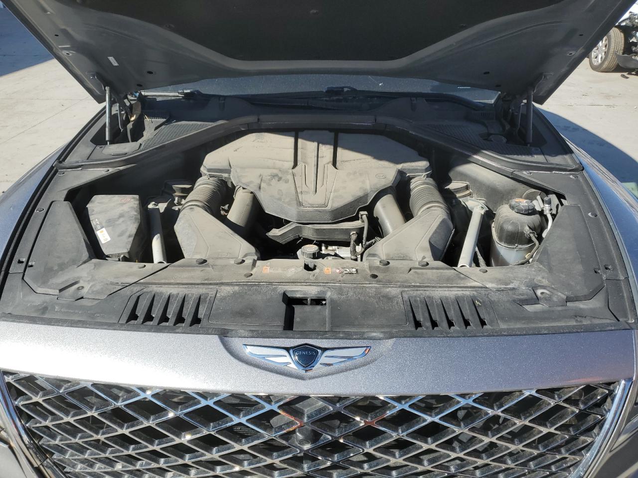 2023 Genesis Gv80 VIN KMUHCESCXPU107457 Copart auction photo, front end / all over damage thumbnail 12
