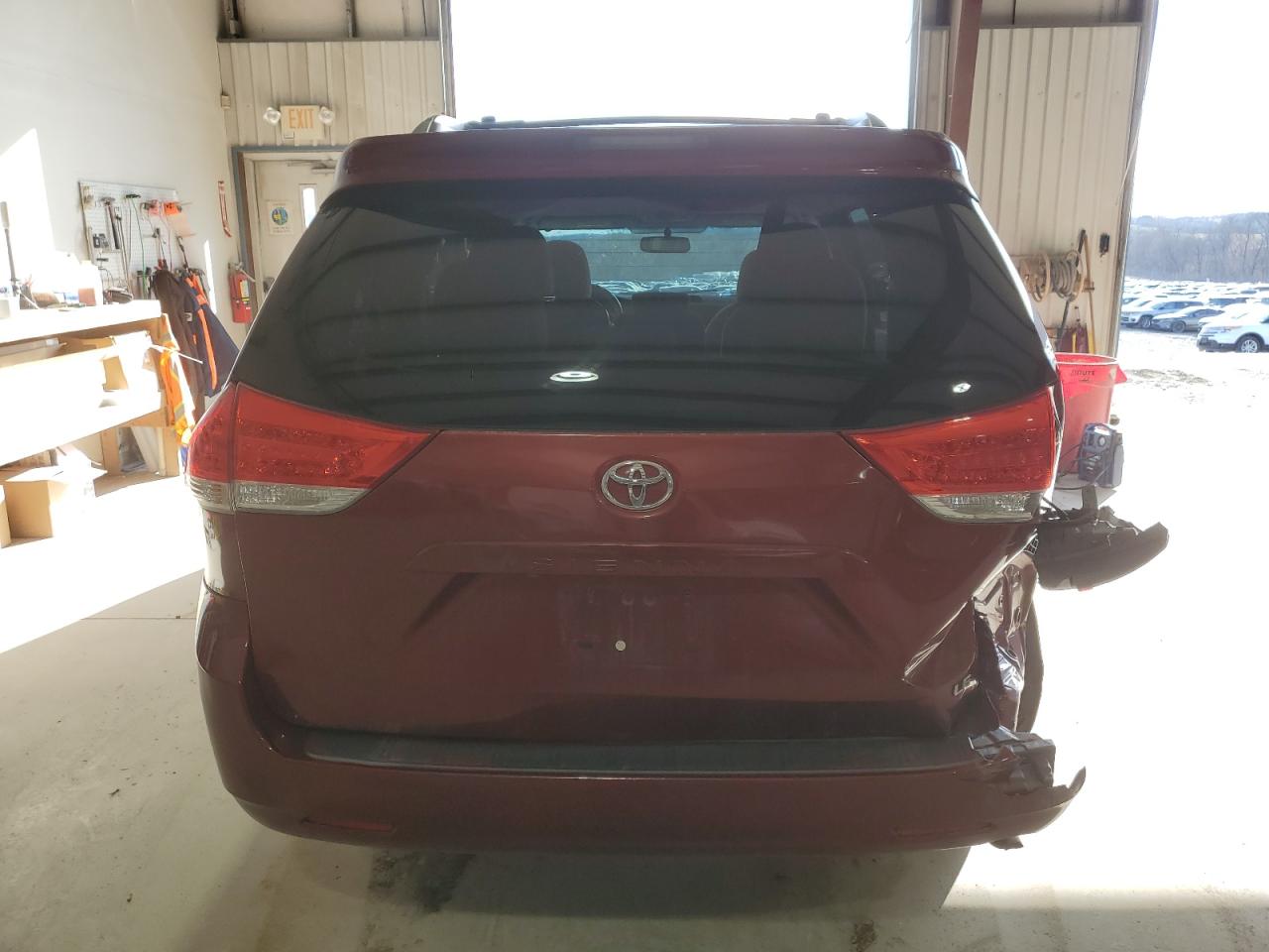 2012 Toyota Sienna VIN 5TDKK3DC4CS203323 Copart auction photo, rear end damage thumbnail 6