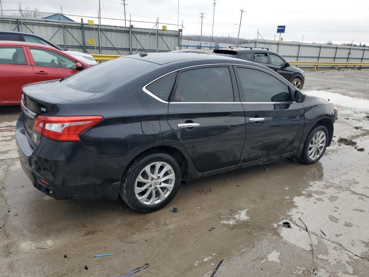 2018 Nissan Sentra VIN 3N1AB7AP3JY238034 Copart auction photo, front end / side damage thumbnail 3