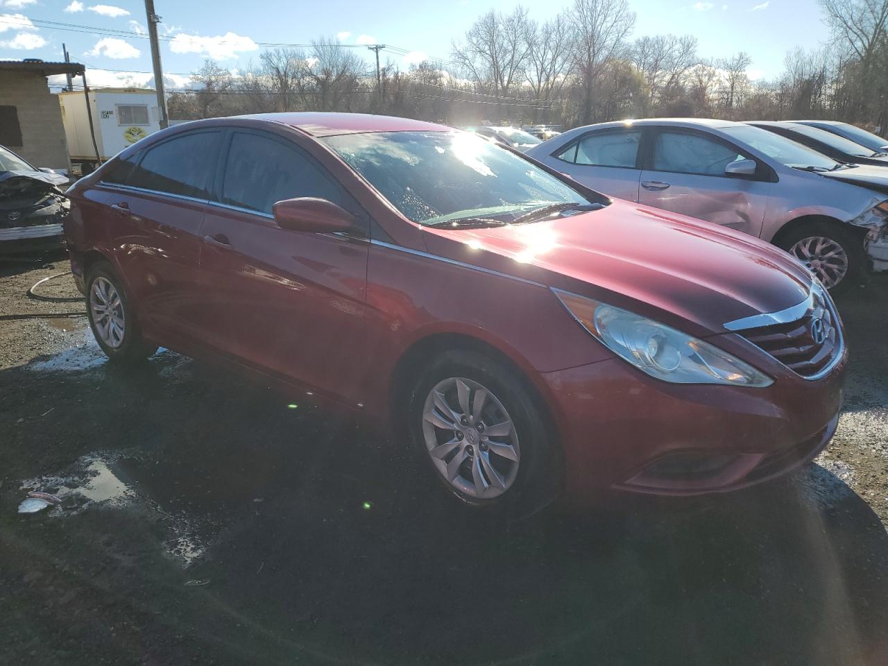 2011 Hyundai Sonata VIN 5NPEB4ACXBH306015 Copart auction photo, rear end / minor dent/scratches damage thumbnail 4