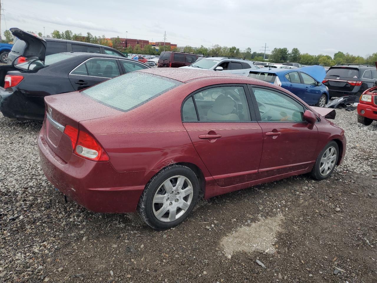 2009 Honda Civic VIN 2HGFA16529H362860 Copart auction photo, front end damage thumbnail 3