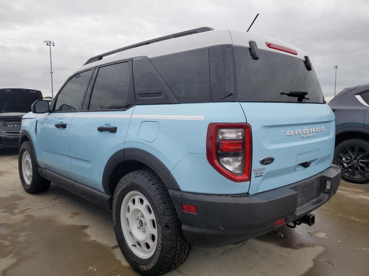 2023 Ford Bronco VIN 3FMCR9G62PRE07454 Copart auction photo, water/flood damage thumbnail 2