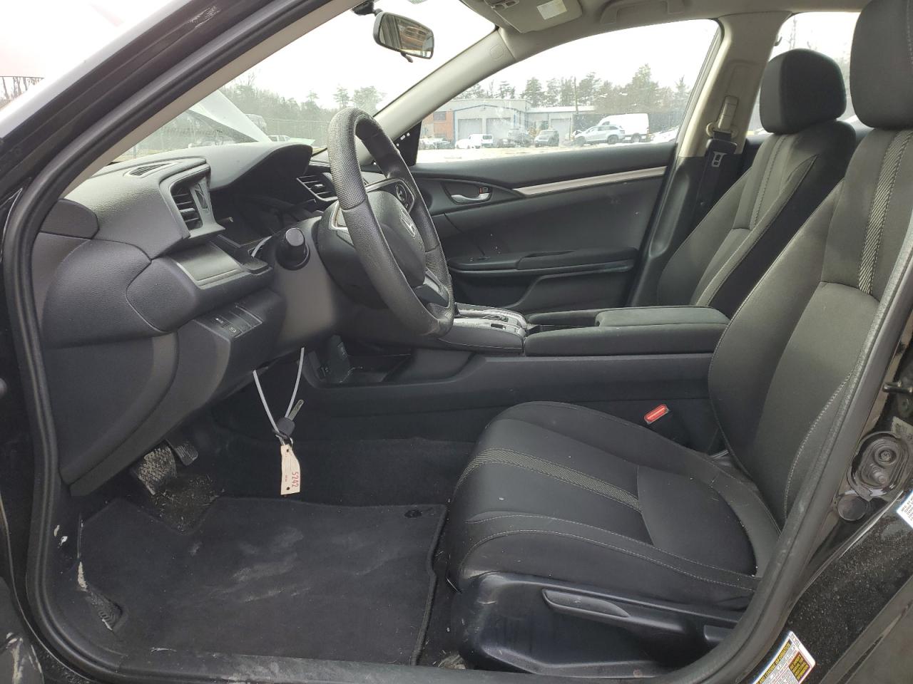 2017 Honda Civic VIN 19XFC2F5XHE200015 Copart auction photo, front end / rear end damage thumbnail 7