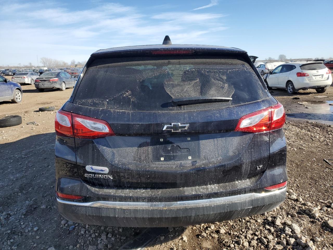 2020 Chevrolet Equinox VIN 3GNAXKEV6LS732699 Copart auction photo, front end / side damage thumbnail 6