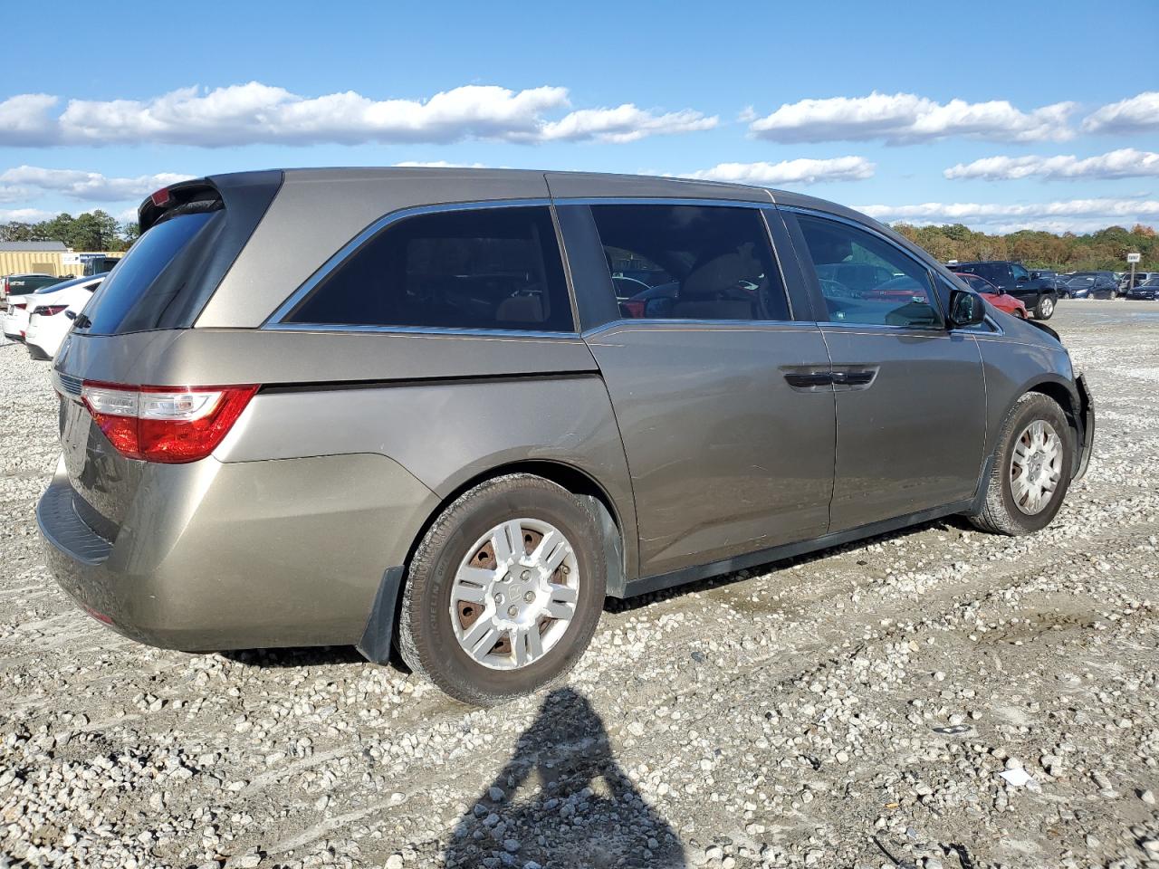 2012 Honda Odyssey VIN 5FNRL5H27CB021418 Copart auction photo, front end damage thumbnail 3