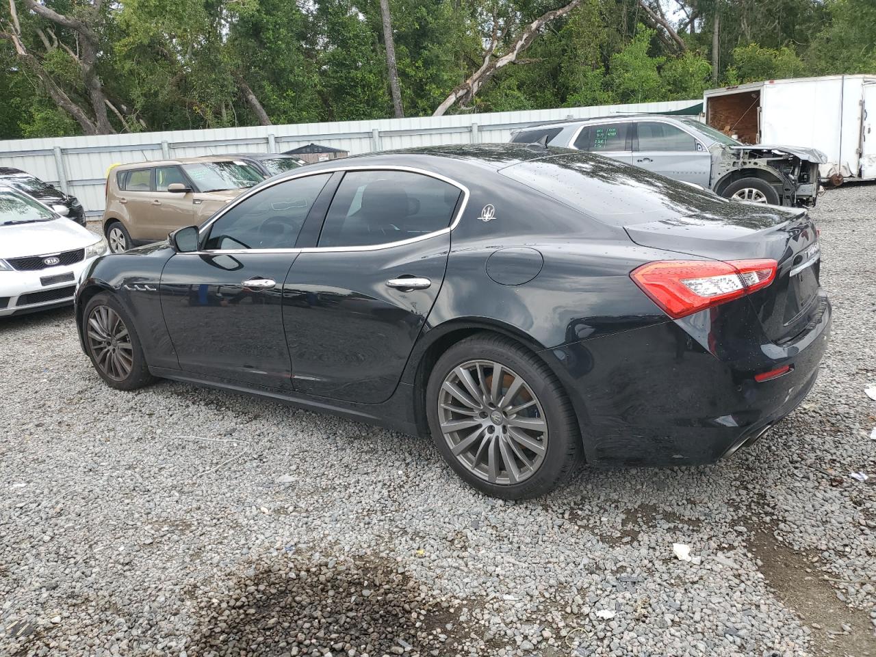 2020 Maserati Ghibli VIN ZAM57XSA0L1351470 Copart auction photo, water/flood damage thumbnail 2