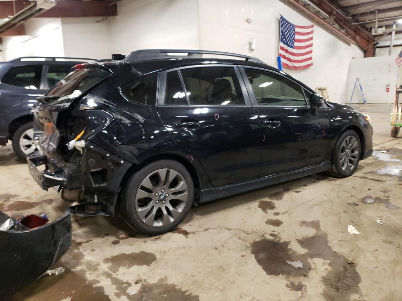 2016 Subaru Impreza VIN JF1GPAS6XG8345927 Copart auction photo, rear end / side damage thumbnail 3