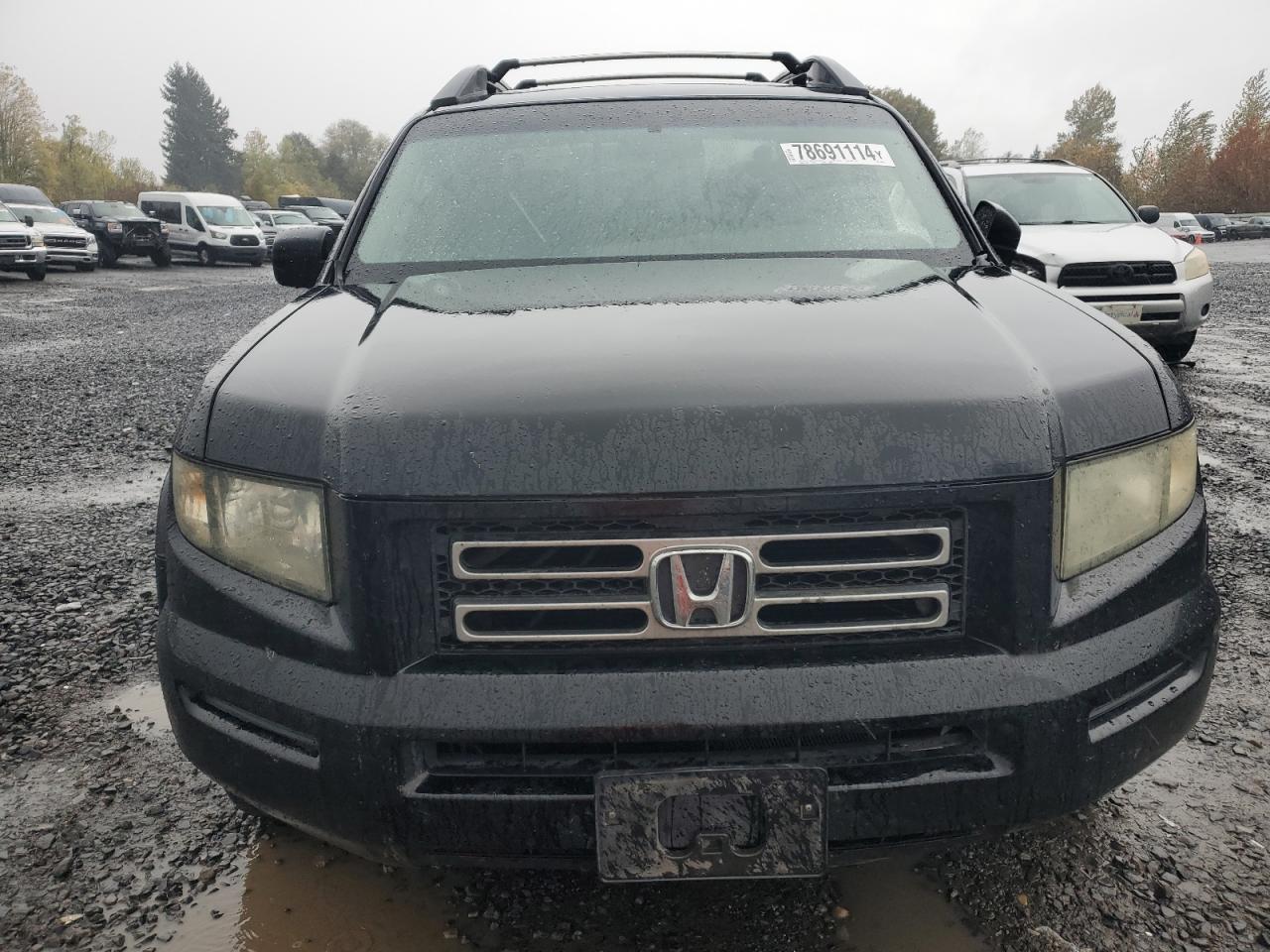 2007 Honda Ridgeline VIN 2HJYK16537H543608 Copart auction photo, side / rear end damage thumbnail 5