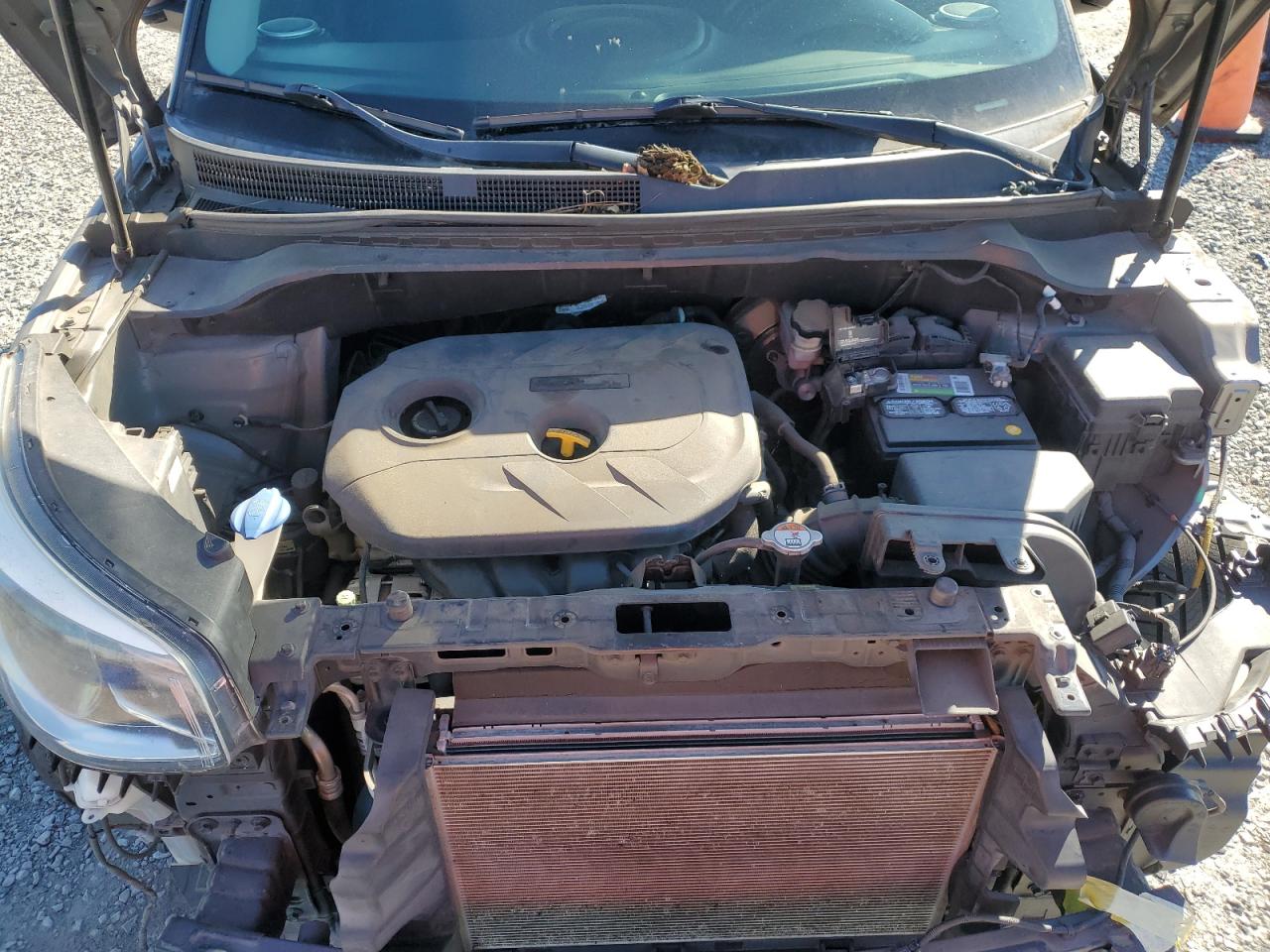 2016 KIA Soul VIN KNDJP3A54G7366914 Copart auction photo, front end damage thumbnail 12