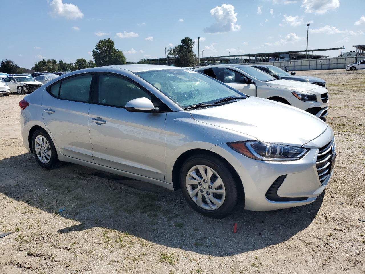 2018 Hyundai Elantra VIN 5NPD74LF9JH348761 Copart auction photo, water/flood damage thumbnail 4