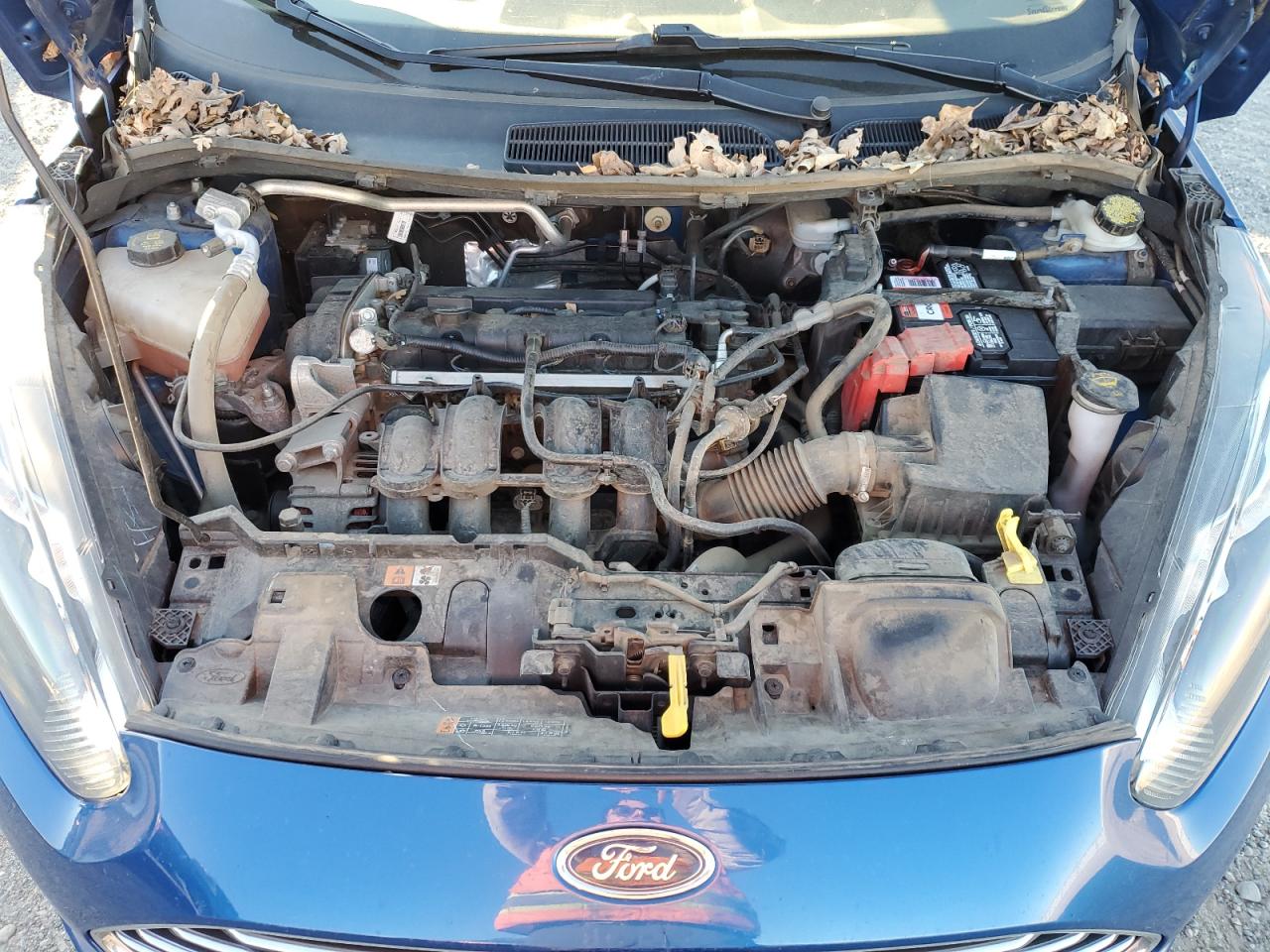 2018 Ford Fiesta VIN 3FADP4EJ2JM101681 Copart auction photo, side damage thumbnail 11