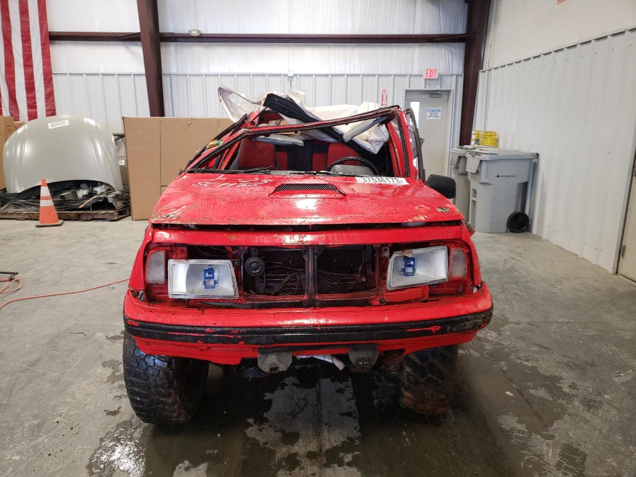 1992 GEO Tracker VIN 2CNBJ18U1N6917736 Copart auction photo, rollover damage thumbnail 5