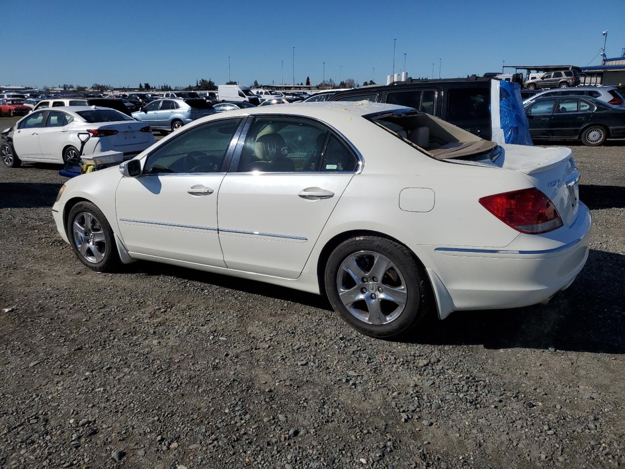 2008 Acura RL VIN JH4KB166X8C002500 Copart auction photo, rear end damage thumbnail 2