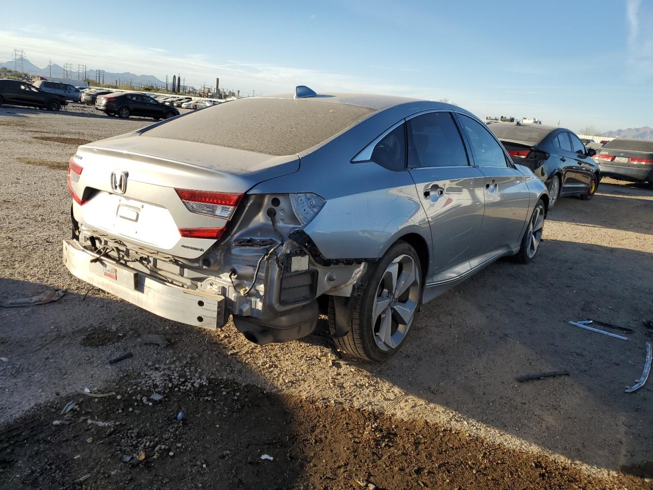 2018 Honda Accord VIN 1HGCV1F92JA183795 Copart auction photo, all over damage thumbnail 3