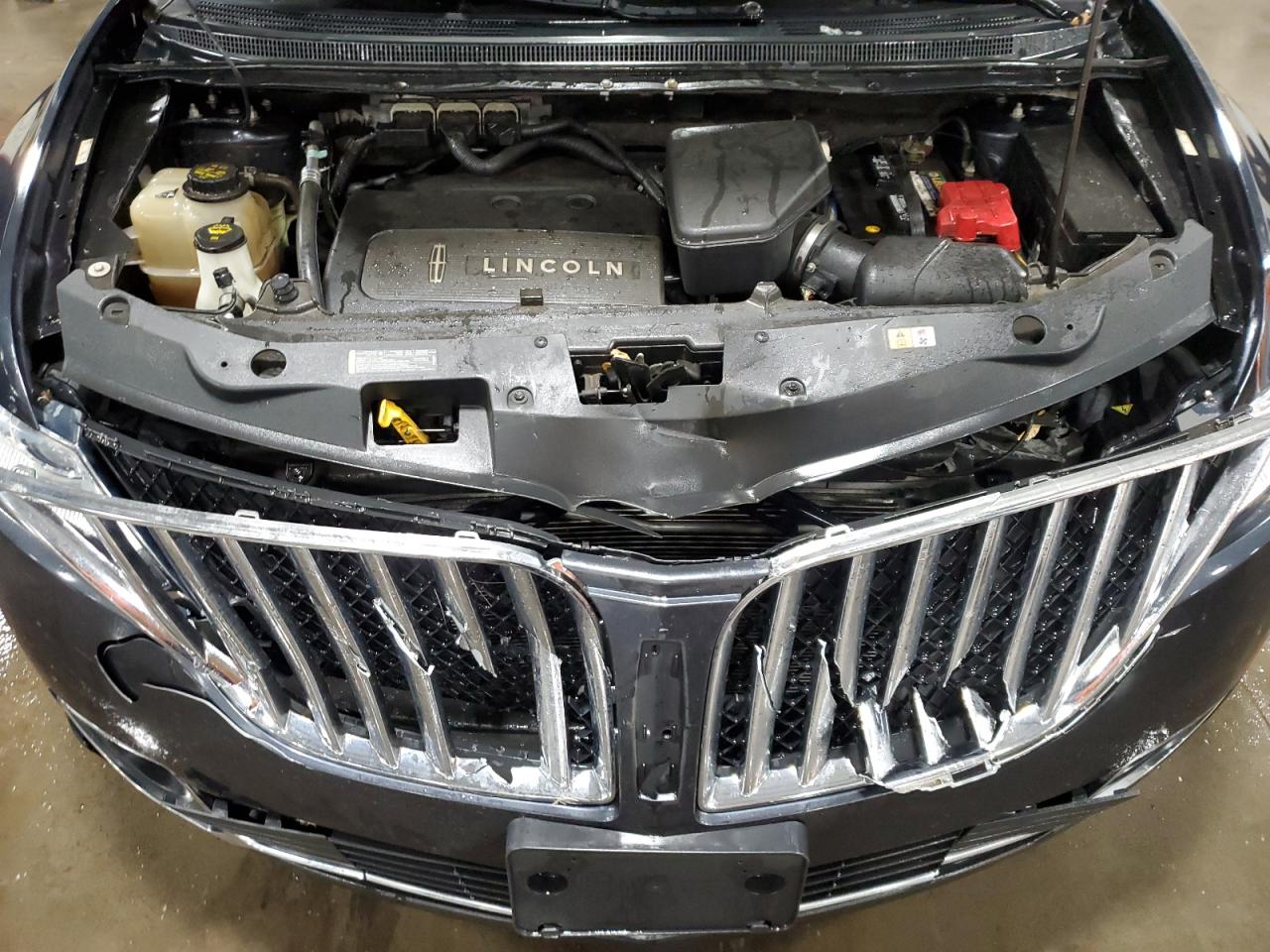 2014 Lincoln MKX VIN 2LMDJ8JK5EBL15475 Copart auction photo, front end damage thumbnail 13