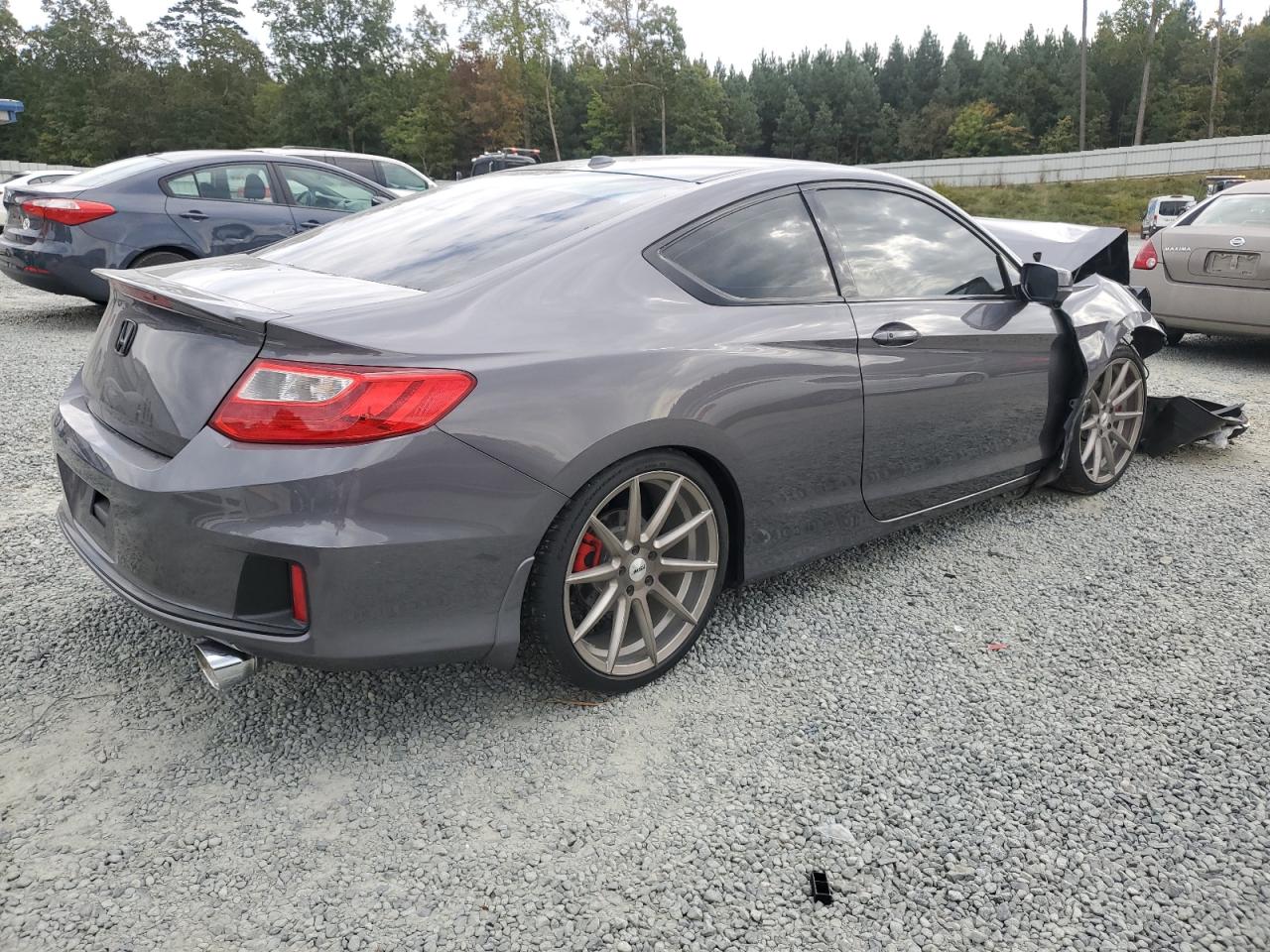 2015 Honda Accord VIN 1HGCT2B82FA002467 Copart auction photo, front end damage thumbnail 3