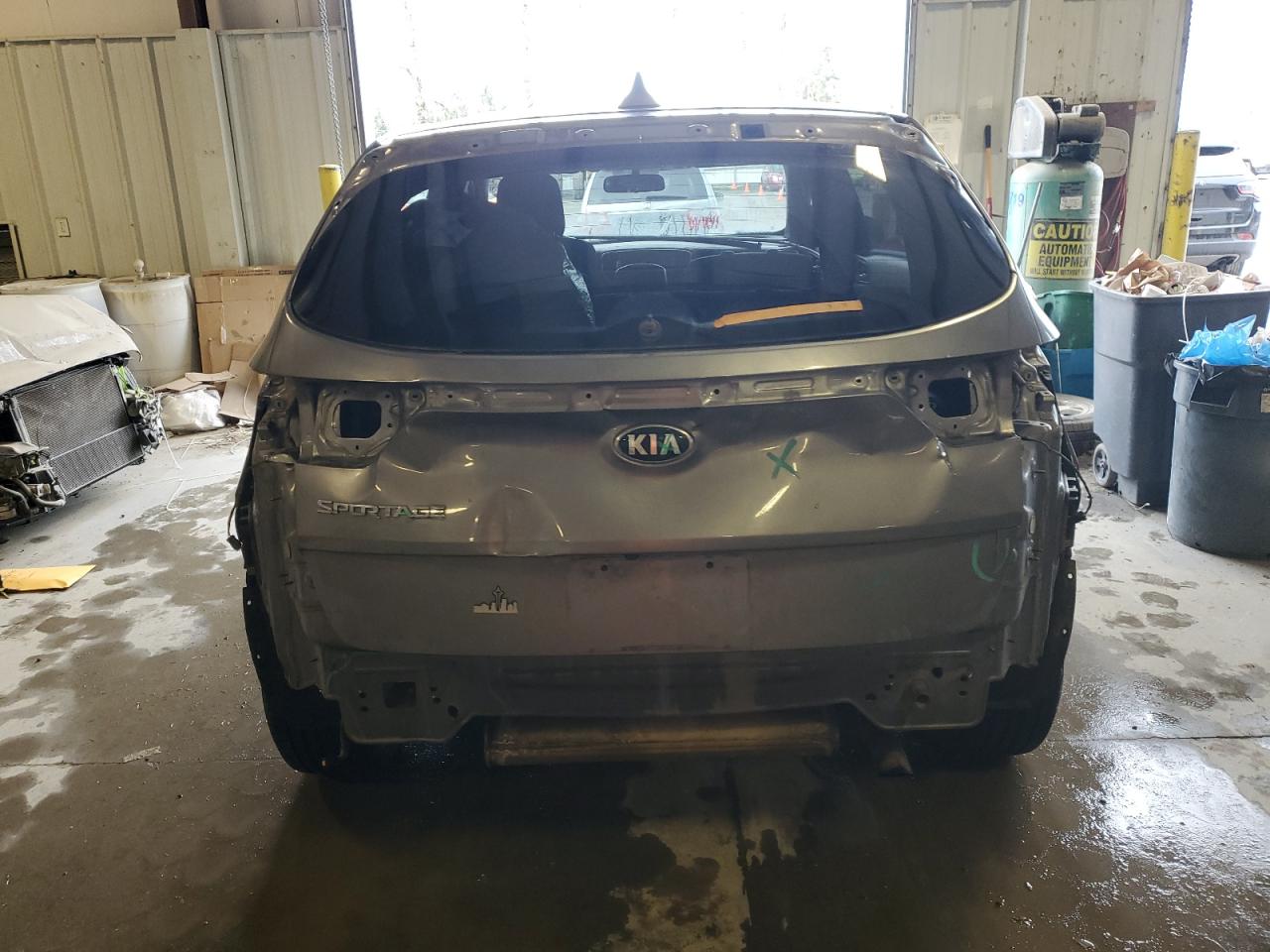 2017 KIA Sportage VIN KNDPMCAC8H7283411 Copart auction photo, rear end / side damage thumbnail 6