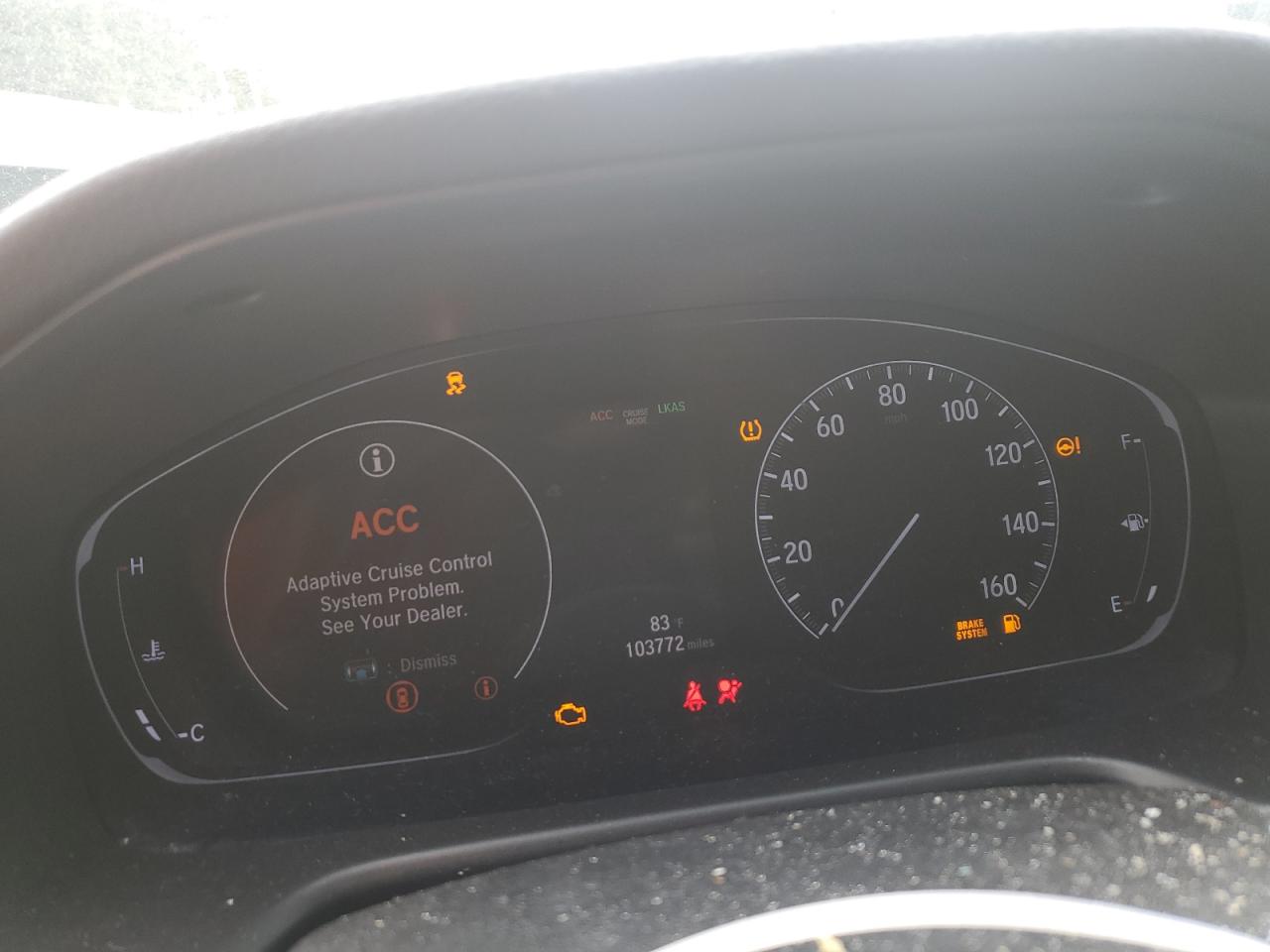2019 Honda Accord VIN 1HGCV1F39KA151407 Copart auction photo, front end / side damage thumbnail 9