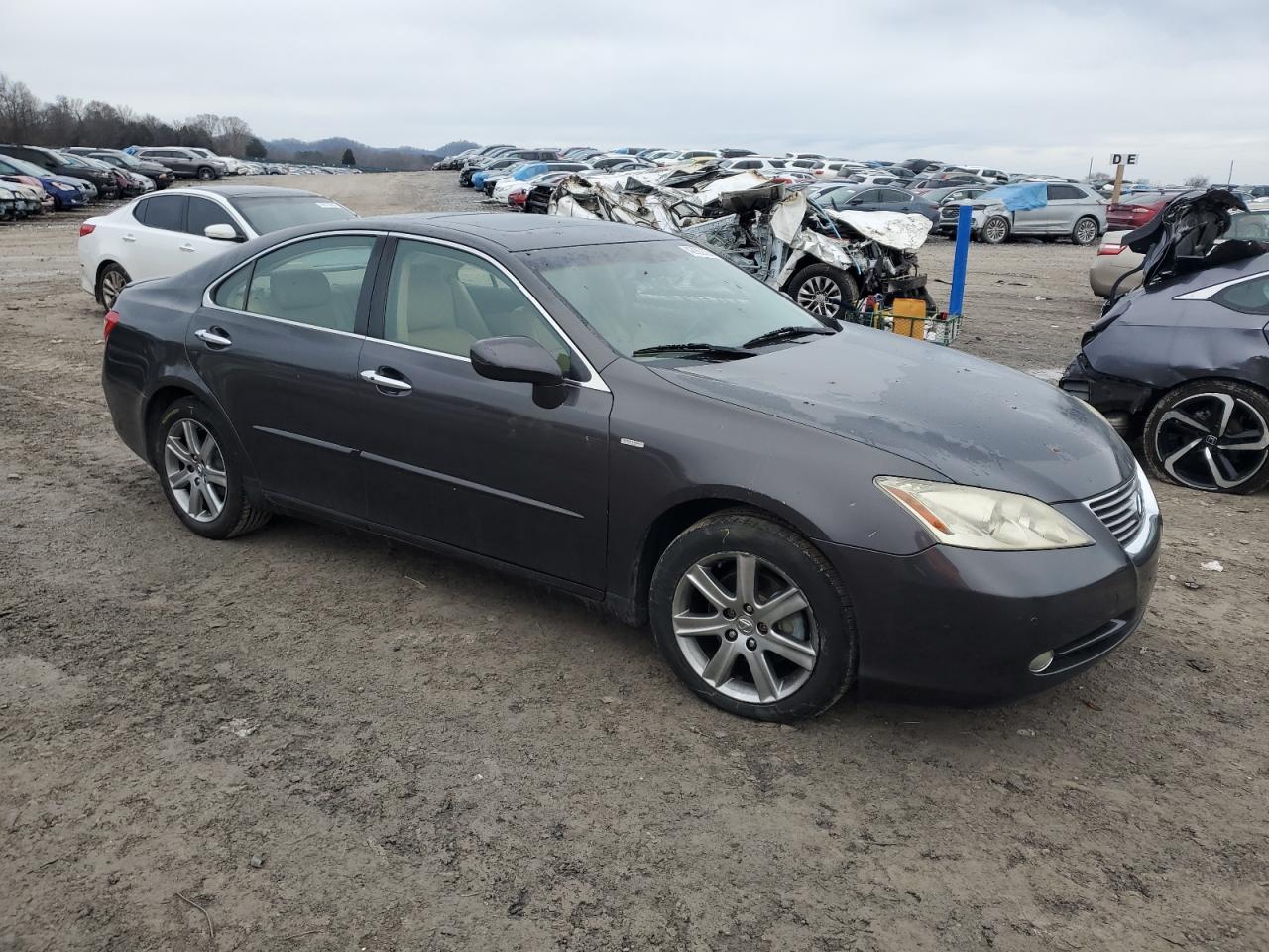 2008 Lexus ES VIN JTHBJ46G682258815 Copart auction photo, rear end / side damage thumbnail 4