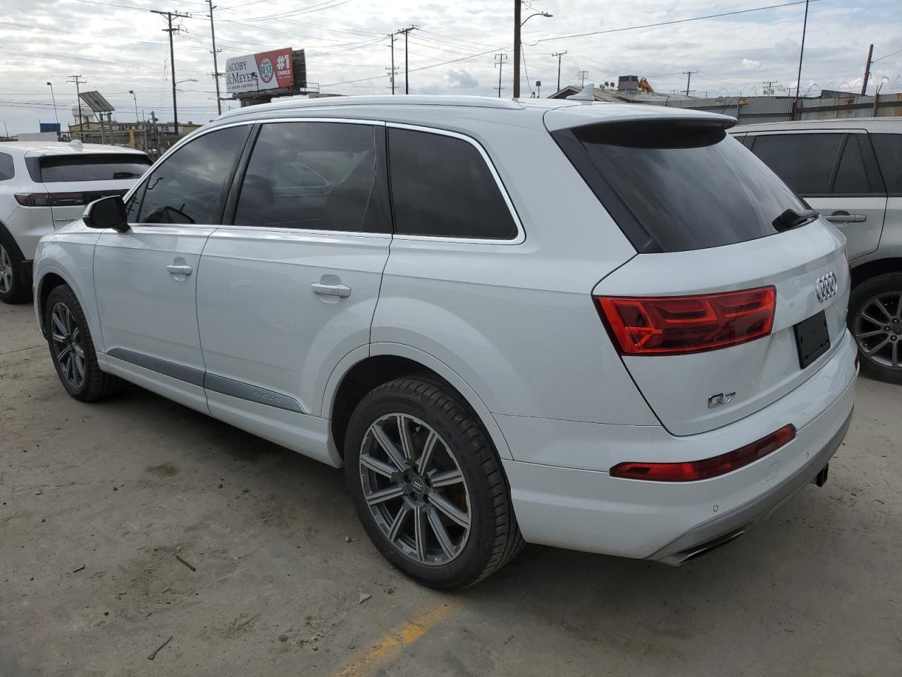 2018 Audi Q7 VIN WA1LAAF79JD017453 Copart auction photo, side / front end damage thumbnail 2