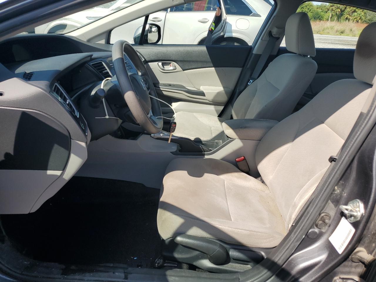 2013 Honda Civic VIN 2HGFB2F52DH598565 Copart auction photo, water/flood damage thumbnail 7