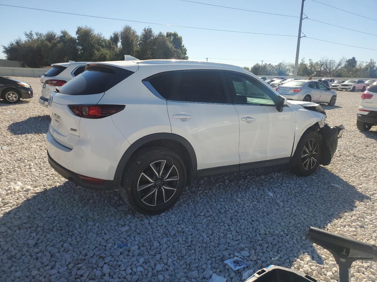 2018 Mazda CX-5 VIN JM3KFACM3J1448196 Copart auction photo, front end damage thumbnail 3