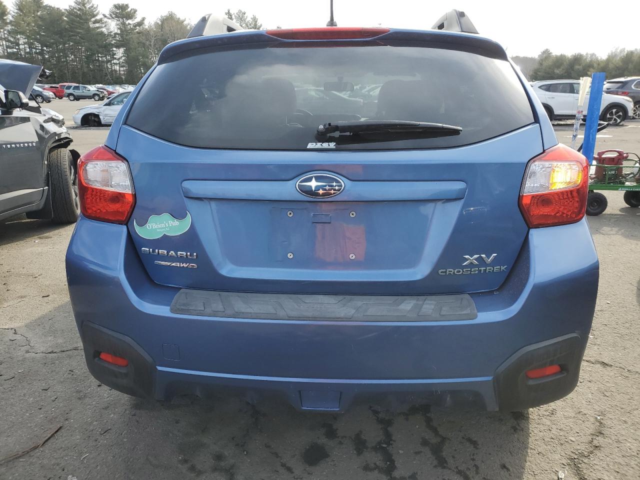 2014 Subaru XV VIN JF2GPAVC4E8325926 Copart auction photo, front end / minor dent/scratches damage thumbnail 6