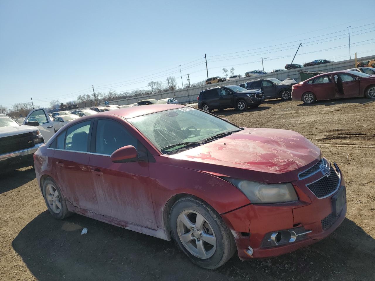 2013 Chevrolet Cruze VIN 1G1PC5SB2D7299658 Copart auction photo, front end damage thumbnail 4