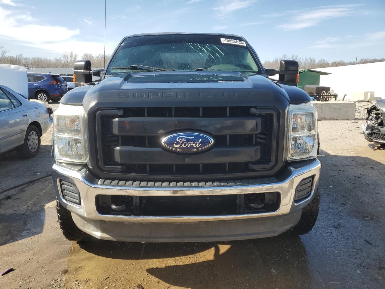 2011 Ford F250 VIN 1FT7W2B66BEA81022 Copart auction photo, top/roof / rear end damage thumbnail 5