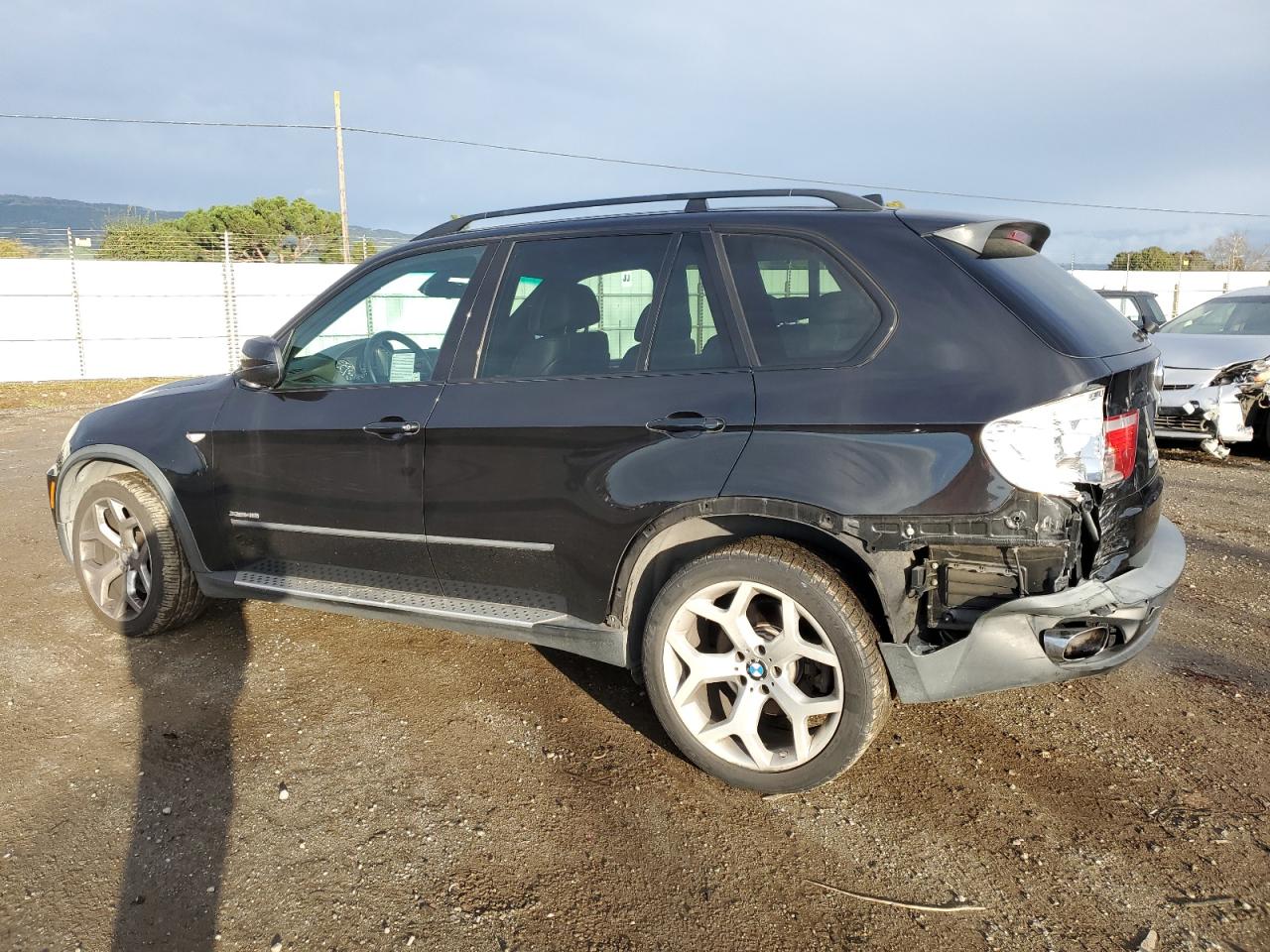 2009 BMW X5 VIN 5UXFE83599L169588 Copart auction photo, rear end / side damage thumbnail 2