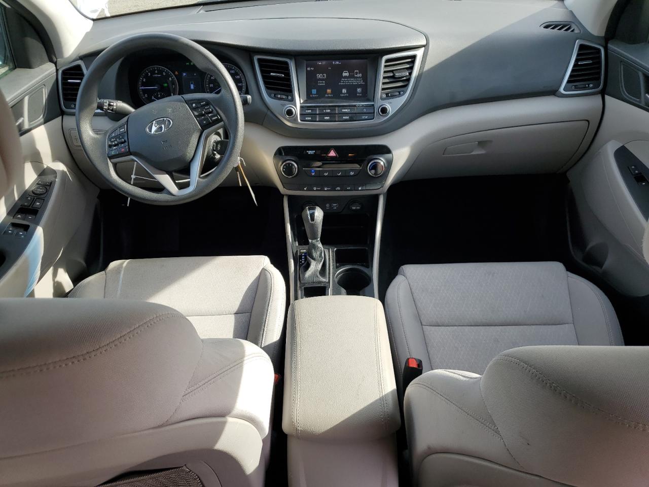 2018 Hyundai Tucson VIN KM8J33A46JU614183 Copart auction photo, front end damage thumbnail 8