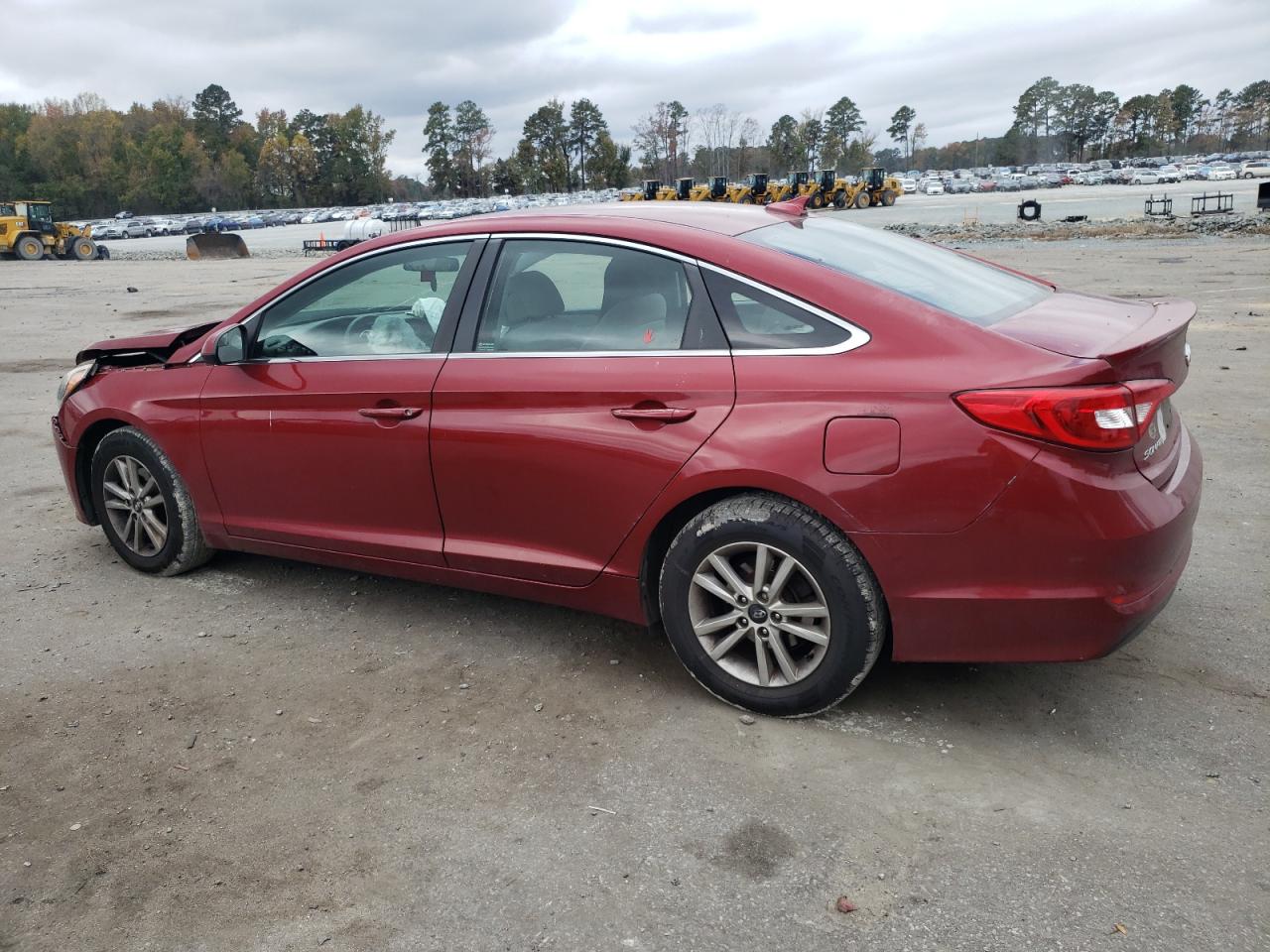 2015 Hyundai Sonata VIN 5NPE24AFXFH128400 Copart auction photo, front end damage thumbnail 2