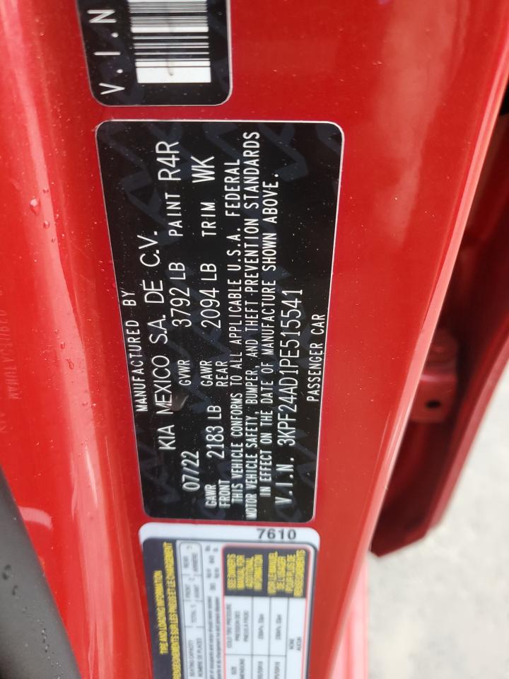 2023 KIA Forte VIN 3KPF24AD1PE515541 Copart auction photo, rear end damage thumbnail 13