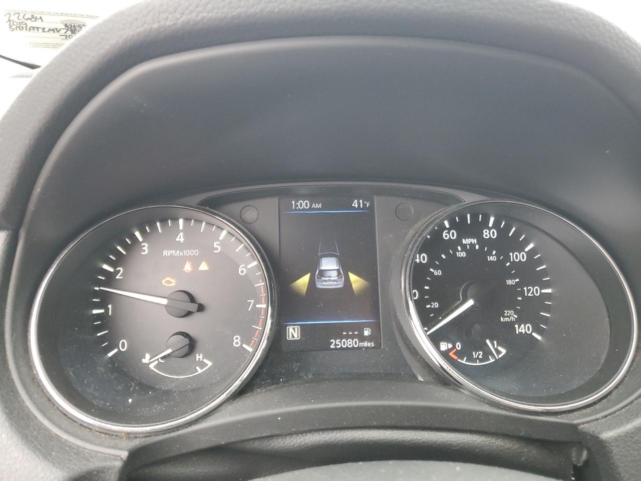 2019 Nissan Rogue VIN 5N1AT2MV7KC832865 Copart auction photo, all over damage thumbnail 9