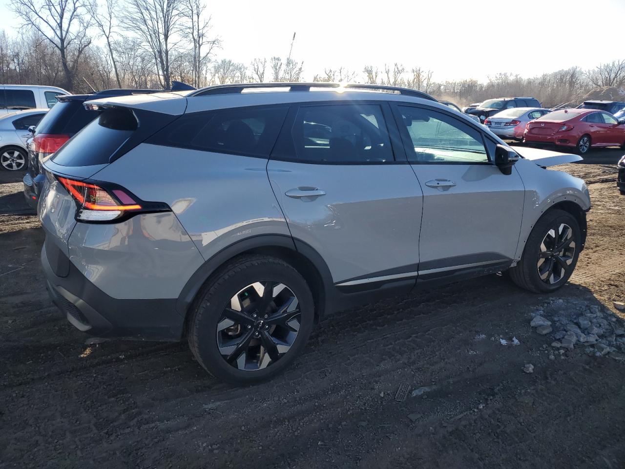 2023 KIA Sportage VIN 5XYK6CAF4PG015634 Copart auction photo, front end damage thumbnail 3