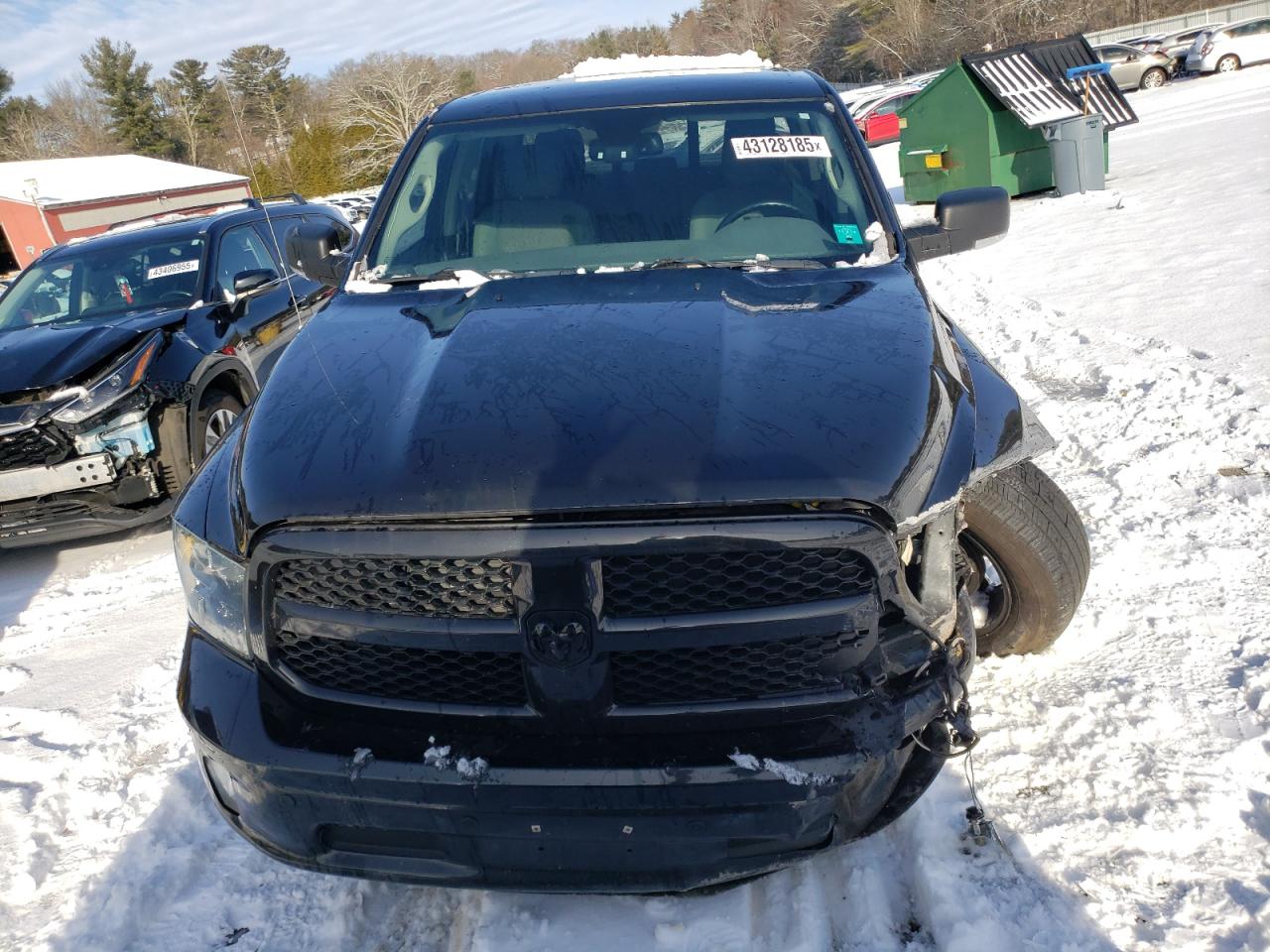 2018 RAM 1500 VIN 1C6RR7LT3JS243200 Copart auction photo, front end damage thumbnail 5