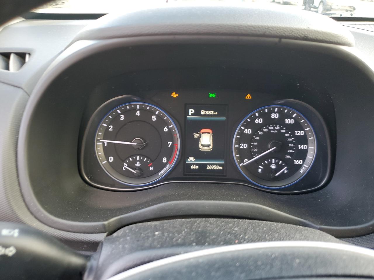 2021 Hyundai Kona VIN KM8K5CA53MU734292 Copart auction photo, front end / side damage thumbnail 9