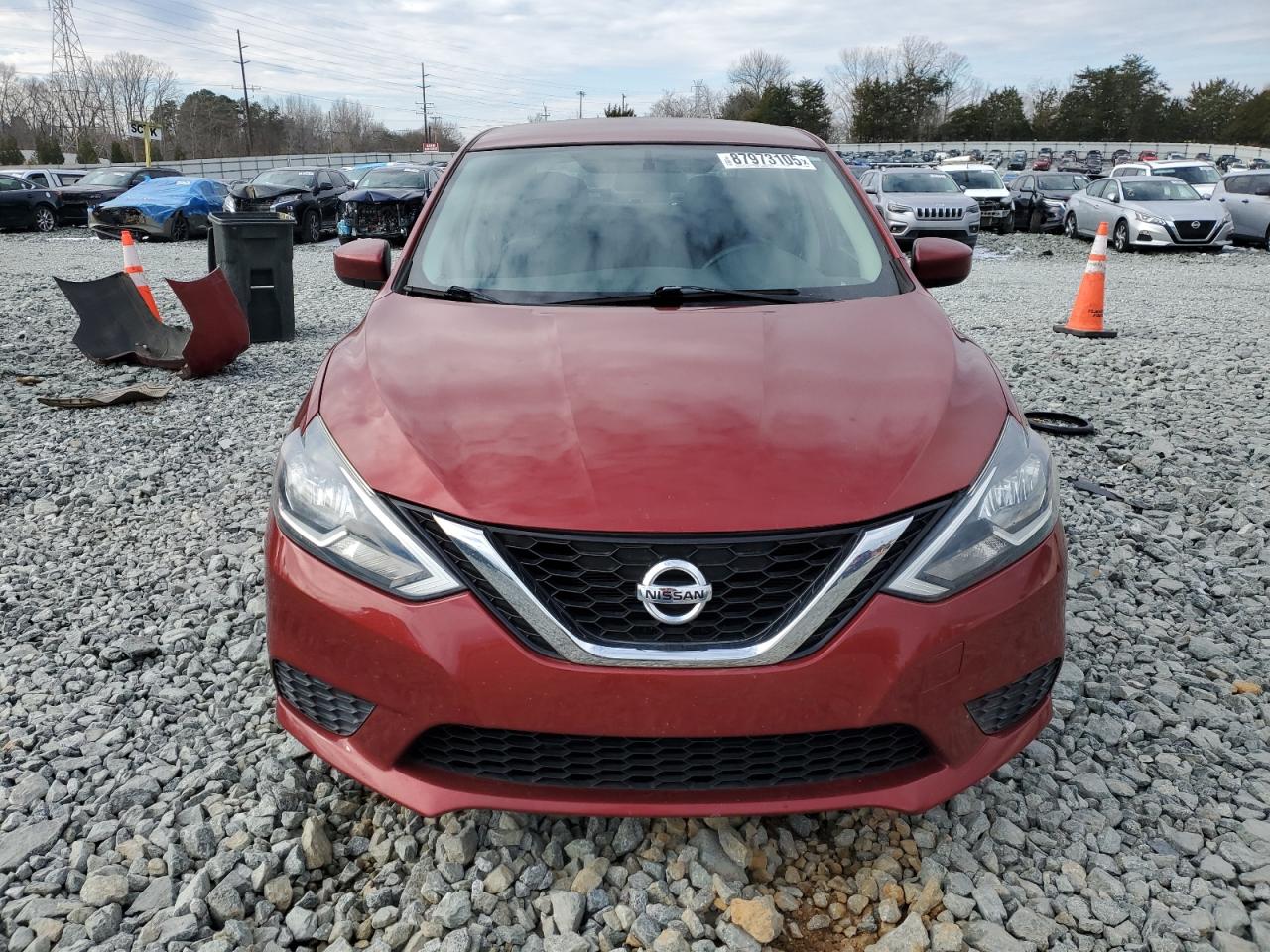 2017 Nissan Sentra VIN 3N1AB7AP1HL686649 Copart auction photo, rear end damage thumbnail 5