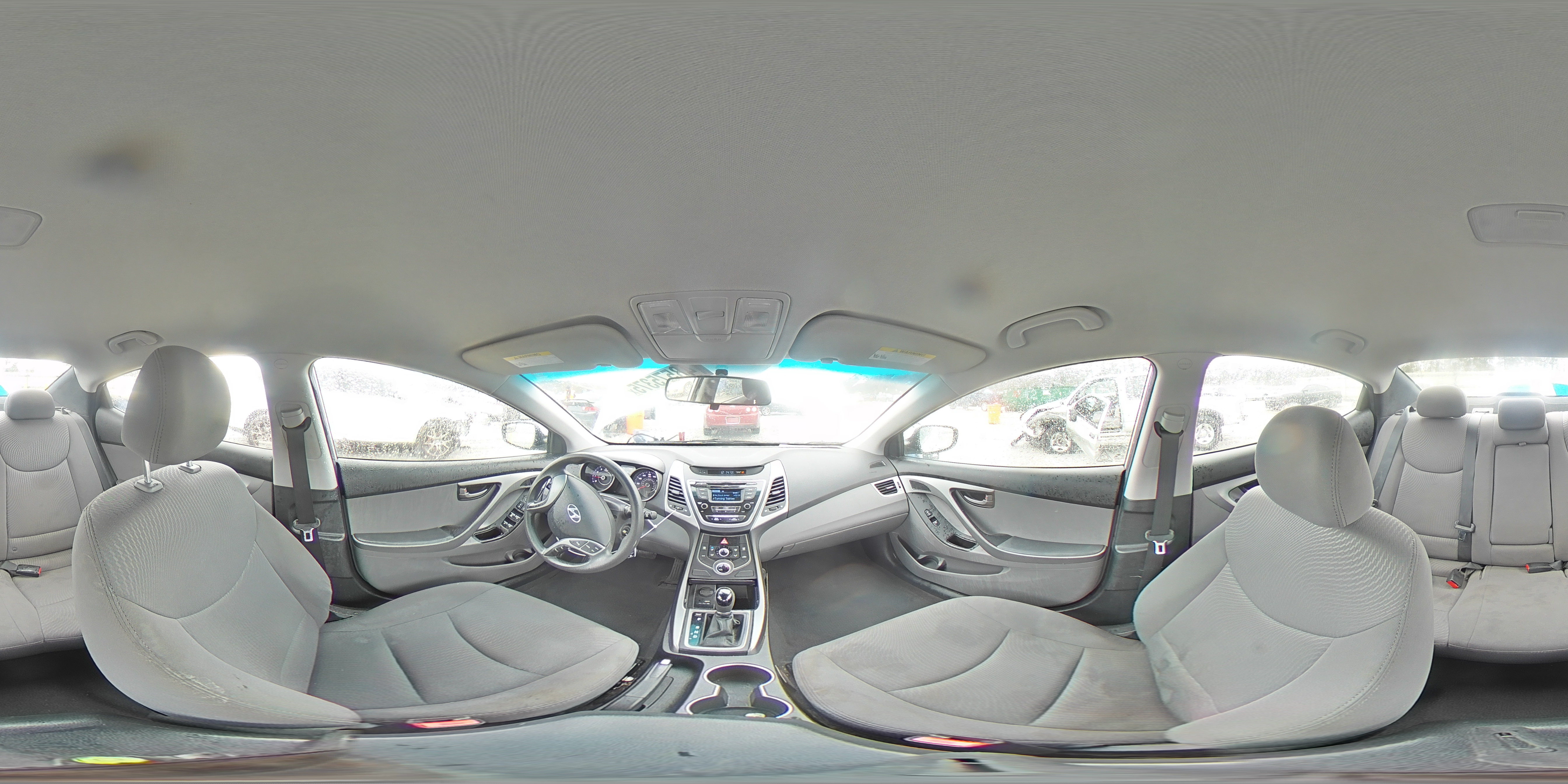 2015 Hyundai Elantra VIN 5NPDH4AE8FH641081 Copart auction photo, front end / undercarriage damage thumbnail 14