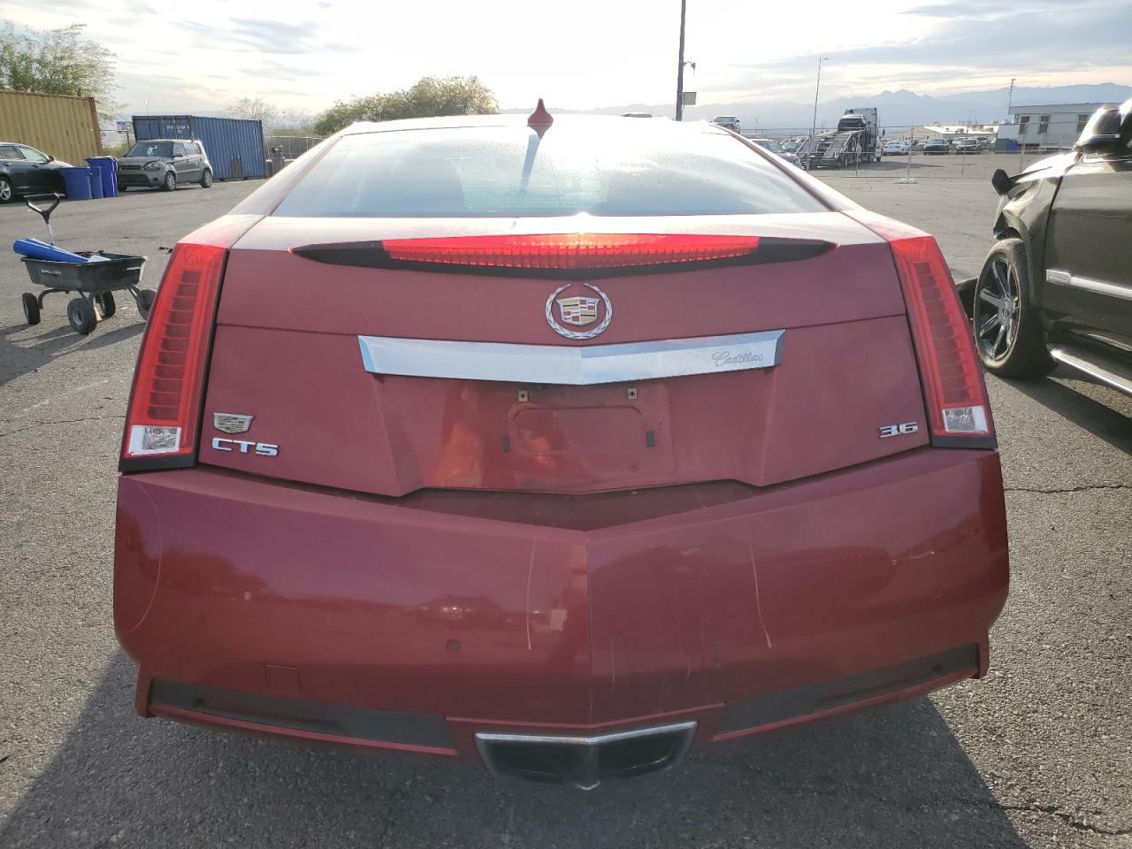 2012 Cadillac CTS VIN 1G6DP1E3XC0117324 Copart auction photo, front end damage thumbnail 6
