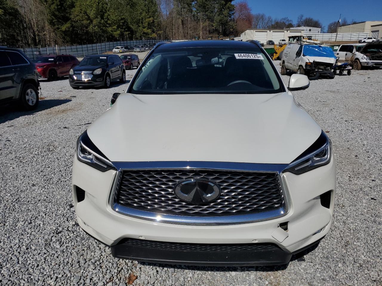 2021 Infiniti QX50 VIN 3PCAJ5CA8MF104326 Copart auction photo, side / minor dent/scratches damage thumbnail 5