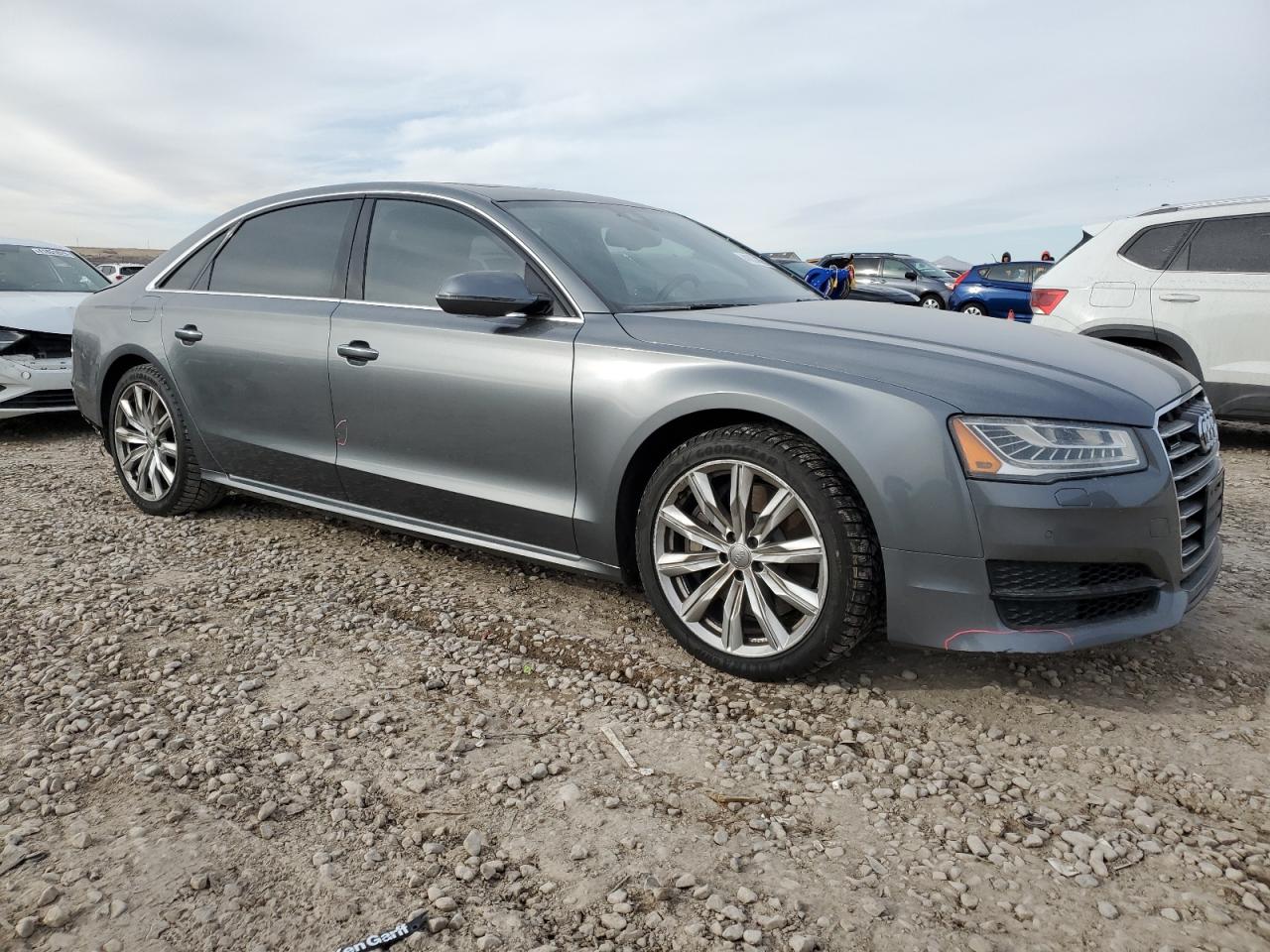 2017 Audi A8 VIN WAU44AFD3HN002052 Copart auction photo, rear end damage thumbnail 4