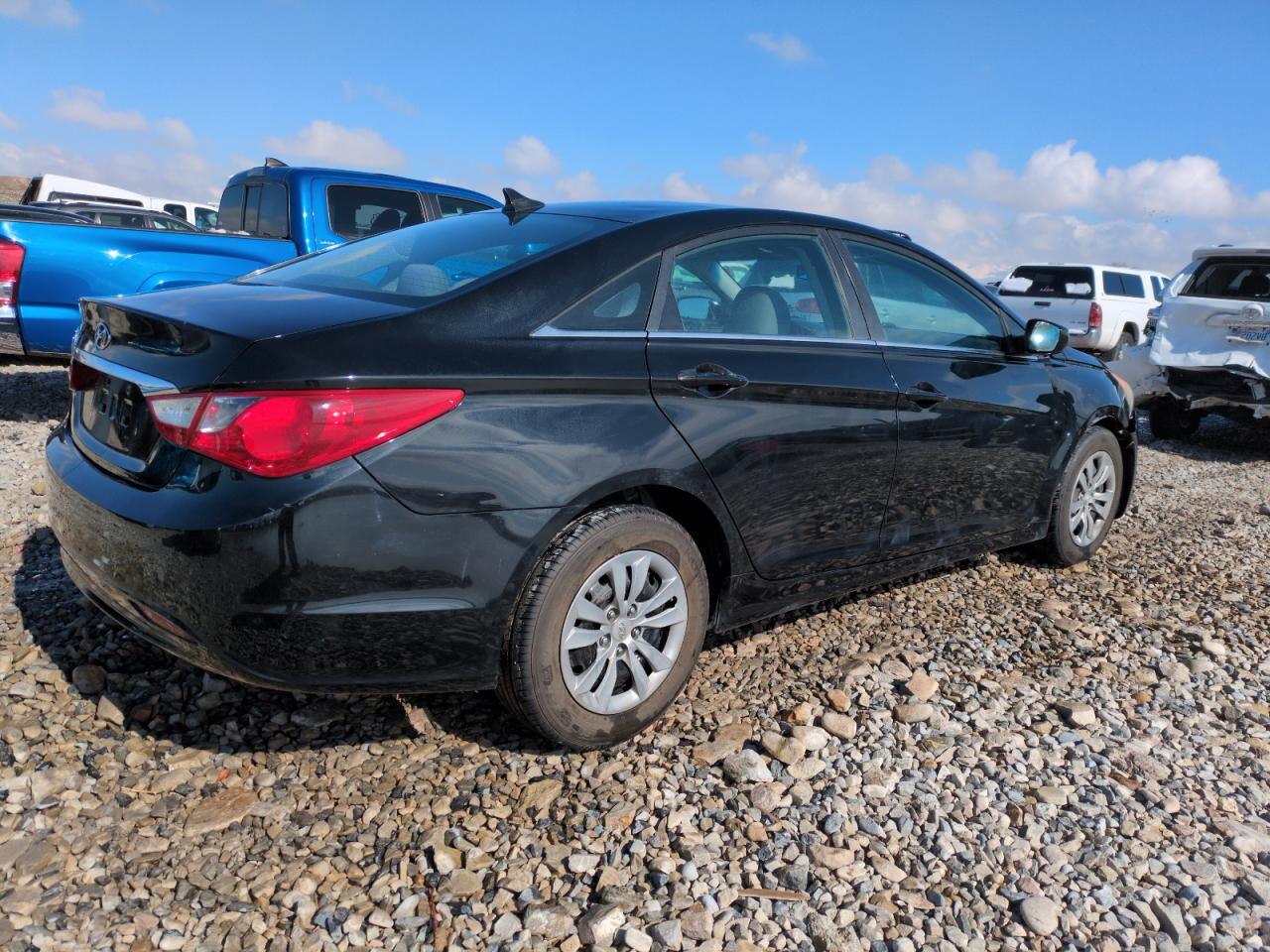 2011 Hyundai Sonata VIN 5NPEB4AC1BH047981 Copart auction photo, side damage thumbnail 3