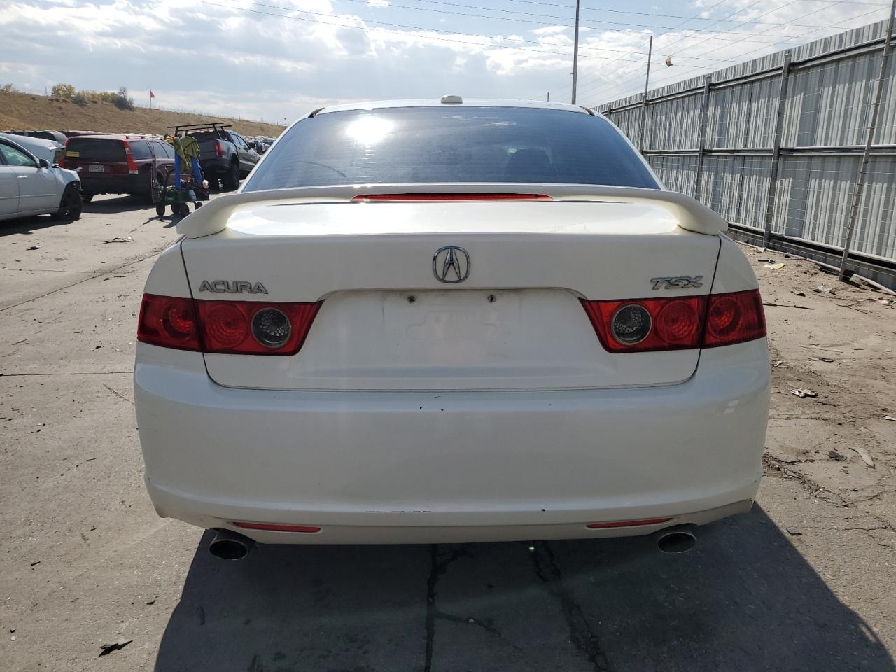2006 Acura TSX VIN JH4CL96866C015078 Copart auction photo, front end / side damage thumbnail 6