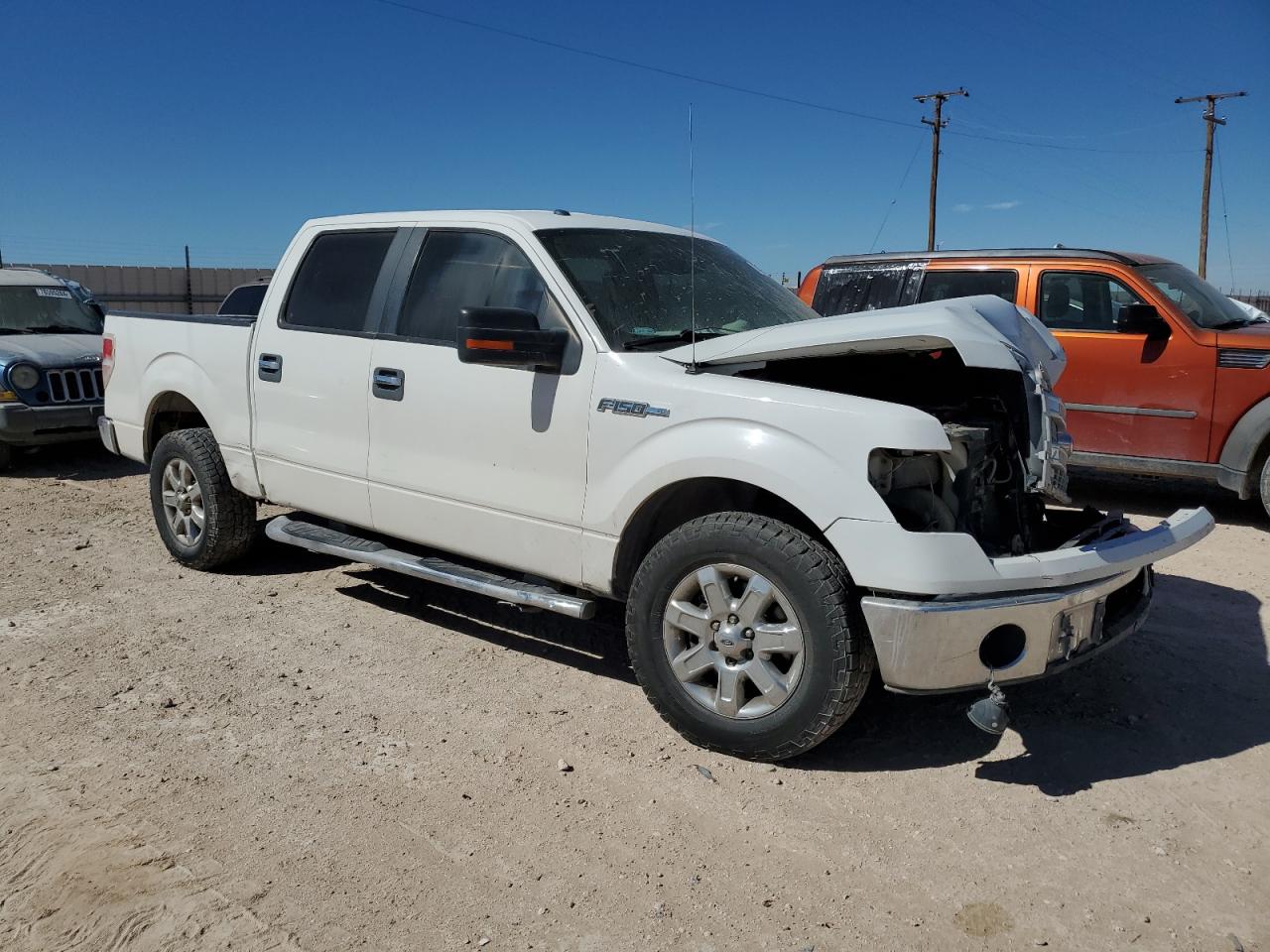 2014 Ford F-150 VIN 1FTFW1CFXEKE22111 Copart auction photo, front end damage thumbnail 4