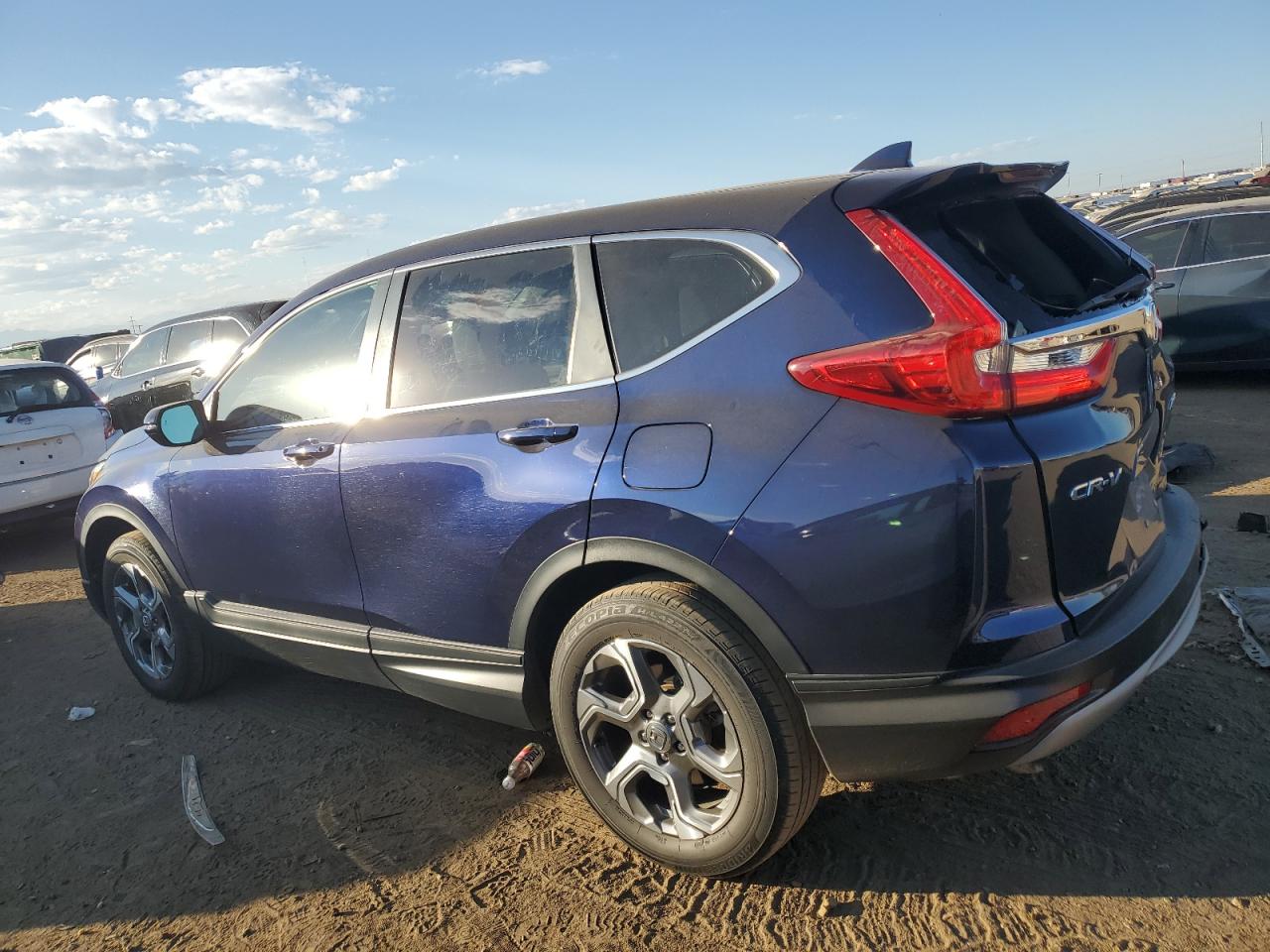 2019 Honda CR-V VIN 5J6RW2H87KL020009 Copart auction photo, rear end damage thumbnail 2